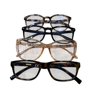 J. Crew Eyewear Collection - Black, Brown, and Tan Frames